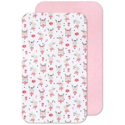 Image de Lovely Hippo Draps Housses Cododo Compatible Neste Up, Sofi, 100% Coton (55 x 90 cm, Danseuse Rose)