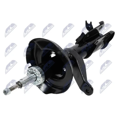 Image de NTY A HD 012 Amortisseur Essieu avant droit Pression de gaz Système bitube Jambe suspension Goujon en haut, Collier bas