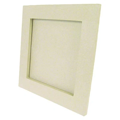 Image de Décopatch CD026C Un support en papier brun mâché 1x19,5x19,5 cm, Cadre plat carré