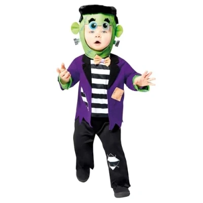 Image de amscan Déguisement Lil Frankie Little Frankenstein Pour enfant Halloween (3 4 ans) 9914739