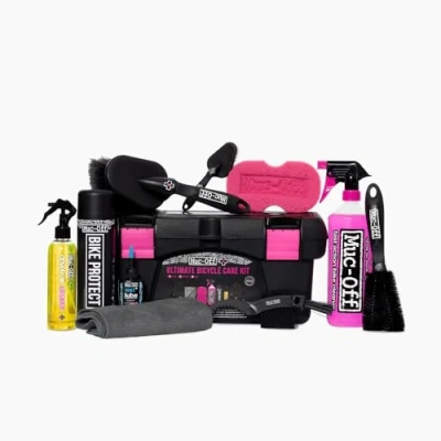 Image de Muc Off Kit de Nettoyage Vélo Ultime Protection, Nettoyage, Lubrifiant pour Comprend un Produit Nettoyant Vélo, Liquide Protecteur des Brosses et Plus