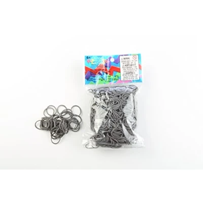 Image de Elastiques Rainbow Loom Gris
