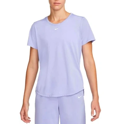 Image de Nike Femme One Df Std Top T shirt, Light Thistle/White, XS EU