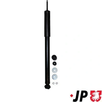 Image de JP GROUP 1352102700 Amortisseur Essieu arrière Pression de gaz Système monotube Jambe suspension Goujon en haut, Bossage bas
