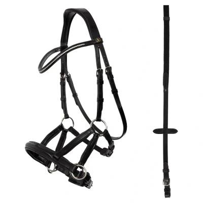 Image de BR bride Lewes &quot;side &amp; pull&quot; Cob Noir
