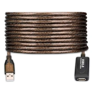 Image de Ewent Câble d&#039;extension USB 2.0, A/M A/F, 15 mètres