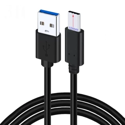 Image de 1M Câble USB C Rapide Type pour Blackview BL6000 Pro BV5100 BV5900 BV6300 BV6600 BV6800 Pro, BV6900 BV9500 Plus BV9600 BV9600E BV9700 BV9800 BV9900E BV9900 Télephone Portable Incassable