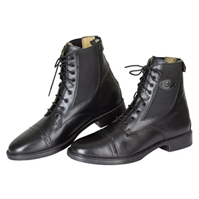 Image de Kerbl Jodhpurs Monaco Lacets Lisse Cuir Noir EU 44