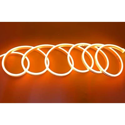 Image de tempo di saldi Bande LED néon flexible étanche IP65 5 m 120 LED/m 12 V orange