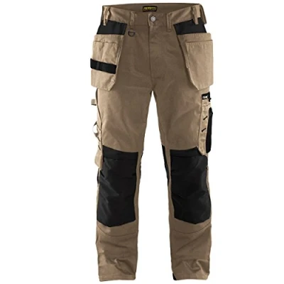 Image de Blaklader 15551860 Pantalon d&#039;artisan, Pierre/Noir, taille D92