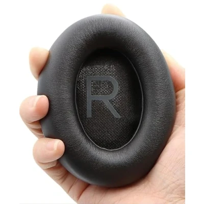 Image de HATOFES Coussinets pour Casque Bose 700 avec Suppression du Bruit (NC700) de Rechange en Cuir synthétique Souple, Mousse à mémoire Forme Luxueuse (1 Pair Black Earpads)