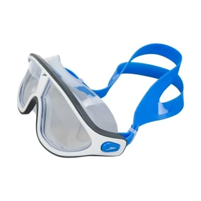 Image de Speedo Biofuse Rift Mask Lunettes de natation Mixte Adulte, Bondi Bleu/Blanc/Clear, Taille Unique