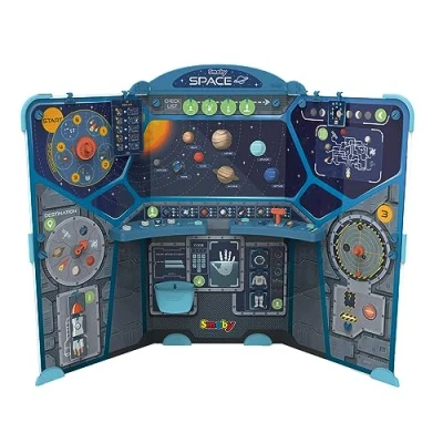 Image de Smoby Space Center Jeu Découverte de l&#039;espace 15 Activités Imitation Astronaute Conduire sa Fusée Dès 5 Ans 390100