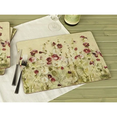 Image de Creative Tops Wild Field Coquelicots Premium, Ensemble de 4 Sets Table avec Envers en liège, 40 x 29 cm (15,75&quot; 11,5&quot;)