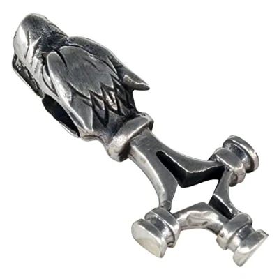 Image de AFP Loup Croix, petit Pendentif en argent 925
