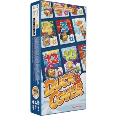 Image de Asmodee Captain Games Duck &amp; Cover Jeux de société Jeu Cartes Rapide et Tactique à partir 8 Ans 2 7 Joueurs 20 Minutes Version Française