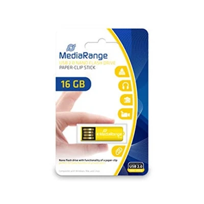 Image de Clé USB MEDIARANGE Nano 16 Go 2.0 Jaune