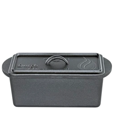 Image de Küchenprofi Dutch Oven BBQ, en fonte, pré traitée prête à l&#039;emploi, fonte forme de boîte, avec couvercle et lève couvercle, convient au four induction, marmite pour cuire, rôtir braiser,