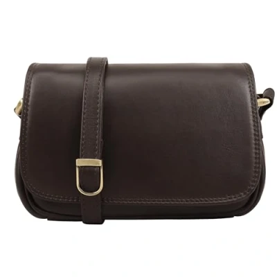Image de Lloyd Baker AMRITSAR sac à bandoulière en cuir véritable, main doux avec sangle réglable, taille compacte plusieurs compartiments, marron, One Size