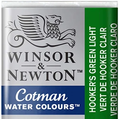 Image de Winsor &amp; Newton Cotman Aquarelle 1/2 Godet Vert De Hooker Clair