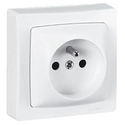 Image de Legrand 086027 Prise de Courant 2P+T à Bornes Automatiques Appareillage Saillie Complet, Blanc