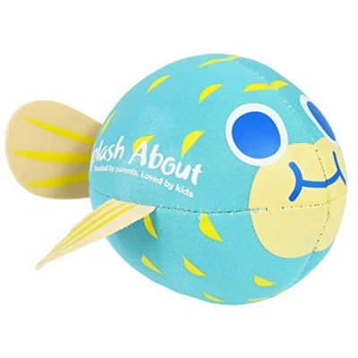 Image de Splash About Poisson globe en néoprène, jouet de piscine à balle aquatique Bleu