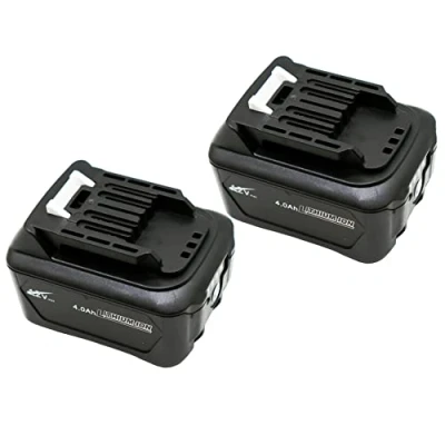 Image de GOLEMON 2X BL1040B Batterie 4,0Ah BL1021B BL1016 BL1041b Compatible pour DF031D DF0331D TD110D JR103D HSS01D HP332D DC10SB DC10WB 19710 1 Chargeur (12V 4000mAh)