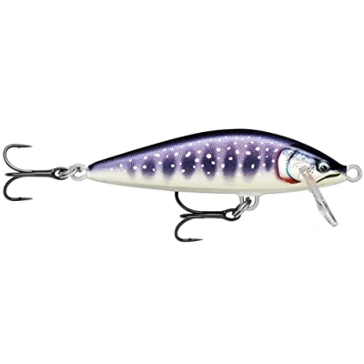 Image de Rapala Leurre de Pêche Countdown Elite Matériel avec Construction Balsa d&#039;Eau Douce Coulant Profondeur Nage 1,2m Taille7,5cm/10g Fabriqué en Estonie Gilded Iwana