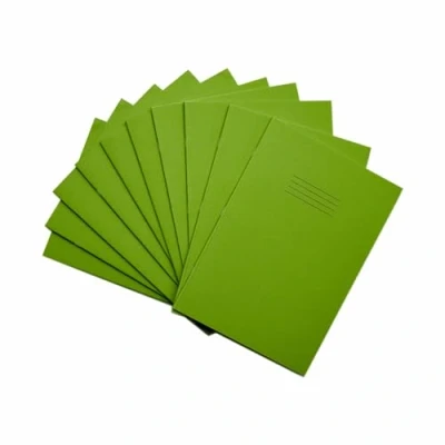 Image de Rhino F8M Lot de 10 cahiers d&#039;exercice 80 pages Vert clair Format A4
