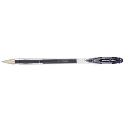 Image de UNI BALL Lot de 3 Rollers encre gel Signo UM120 pointe moyenne 0,7mm noir