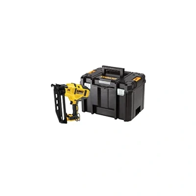 Image de DeWalt Cloueur de Finition XR 18V DCN660NT XJ Sans Fil avec Coffret TSTAK 16 Ga Gaz 2 Modes : Mode Coup par ou Rafale Magasin 20 110 Clous Ø1,2 mm Couleur