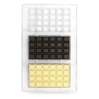 Image de Decora 0050147 Moule À Chocolat Tablette 100 G 127 X 72 11 H MM