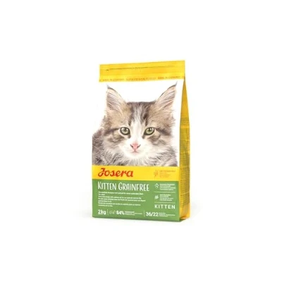 Image de JOSERA Kitten GRAIN FREE 2 kg Croquettes pour chaton à l&#039;huile de saumon Sans céréales Nourriture Super Premium un développement optimal des chats en période croissance Sac