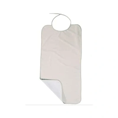 Image de Bavoir en coton, Imperméable, 80 x 40 cm, Blanc