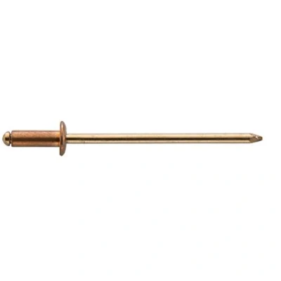 Image de GESIPA 50x rivets aveugles cuivre Ø4,0 x 12,0mm Épaisseur du matériau rivetable : 6,5 8,5 mm de qualité industrielle Achetez des tubulaires auprès professionnels