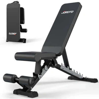 Image de JOROTO MD60 Banc de musculation Réglable Capacité 360 KG d&#039;entraînement Pliable pour tout le corps