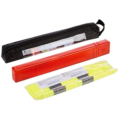 Image de Kit gilet jaune et triangle de signalisation Norme CE