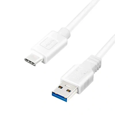 Image de LOGILINK CU0177 Cable USB 3.2 GEN1X1, A Macho C Macho, Blanco, 3M