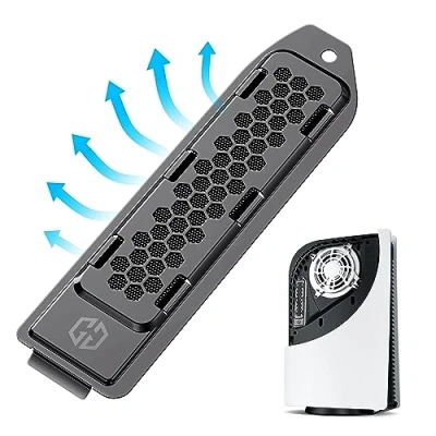 Image de GRAUGEAR G PS5M2 COVER B Coque de dissipation la chaleur en métal pour fente d&#039;extension SSD PS5 M.2 Convient à tous les Playstation 5 NVMe avec dissipateur thermique Nouveau trou
