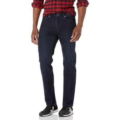 Image de Amazon Essentials Jean Stretch Coupe Droite Homme, Bleu Surteint, 32W / 30L