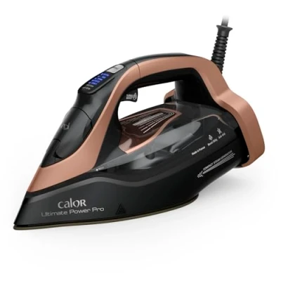 Image de Calor Ultimate Power Pro Fer vapeur, Puissance d&#039;une centrale 3200 W, Débit vapeur continu 85 g/min, Fonction pressing 300 Fabriqué en France FV9E50C0