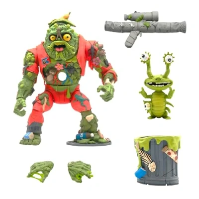 Image de SUPER7 Teenage Mutant Ninja Turtles Ultimates: Muckman &amp; Joe EyGlobe Figurine Multicolore