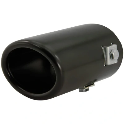 Image de AutoStyle AS 773B Embouts d&#039;Échappement 60mm rond Acier au carbone 150mm