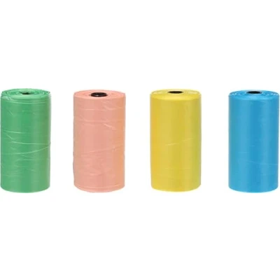 Image de Flamingo Poco Sacs à Déjections Canines Recyclés 60 Pièces, Multicolores, Écologiques et Extra Résistants, Idéal pour Shih Tzu, Border Collie, Schnauzer Teckel