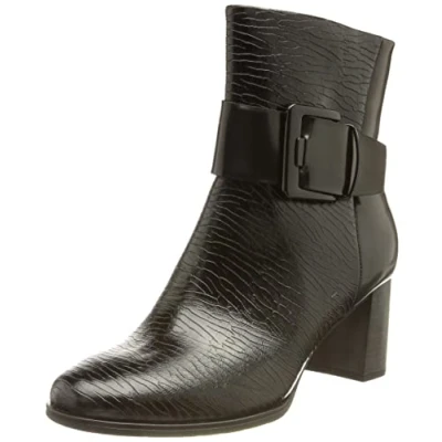 Image de MARCO TOZZI Bottines pour Femme 2 25346 27 Botte Tendance, Black STR Comb, 38 EU