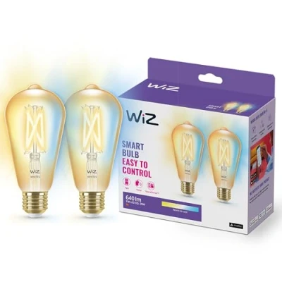 Image de WiZ Ampoule Wi Fi, Blanc, 2 Unité (Lot de 1)