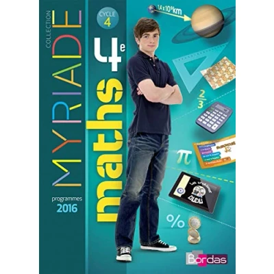 Image de Myriade 4e Manuel de l&#039;élève Grand format Nouveau programme 2016 Livre d’occasion Bon