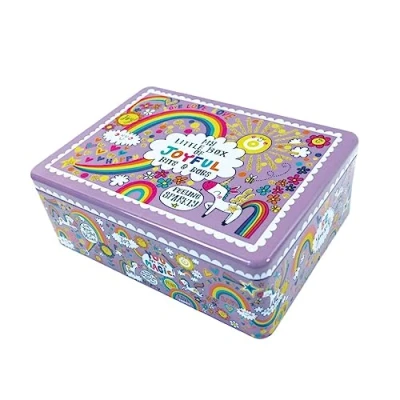 Image de Rachel Ellen My Little Box of Joyful Bits and Bobs Boîte de rangement en étain