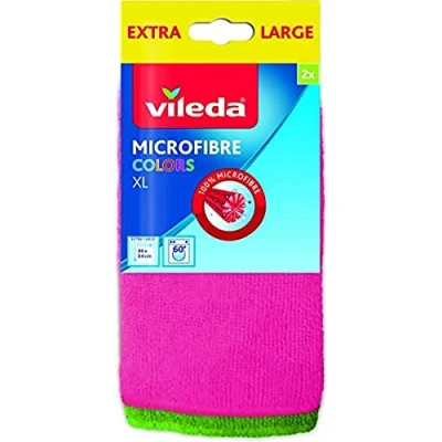 Image de Vileda Lot de 2 Chiffons Multi usages en Microfibre
