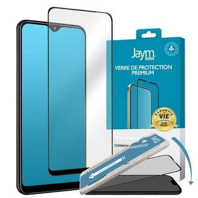 Image de JAYM Verre Trempé Premium compatible avec [ Iphone 16 Pro Max ] Plat 2.5D Garanti à Vie Renforcé 9H Ultra Résistant Qualité supérieure Asahi Applicateur sur Mesure Inclus Neuf
